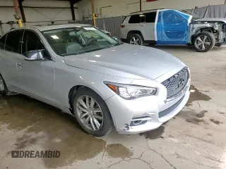 2015 Infiniti Q50 Sport with VIN JN1BV7AR5FM398763, listed as a Copart auction lot 60821115 with Not provided miles and Salvage title. Bid and sale history available at DreamBid. Image 14.