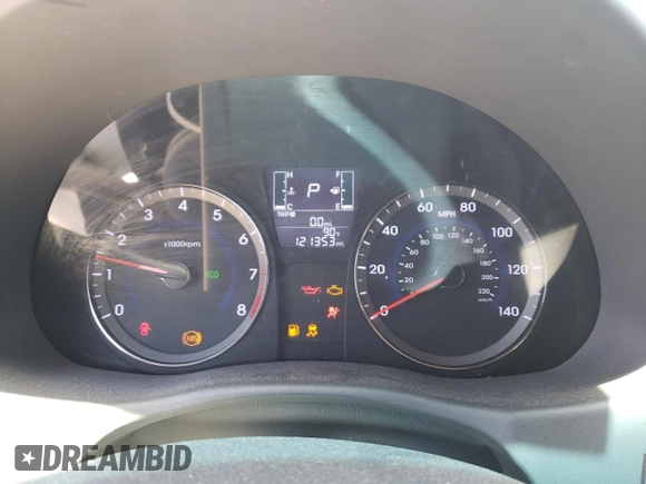 2015 Hyundai Accent GLS with VIN KMHCT4AE6FU863517, listed as a Copart auction lot 60656053 with 121,353 mi miles. Bid and sale history available at carsss.com. Image 9.