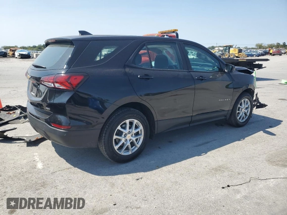2022 Chevrolet Equinox LS with VIN 2GNAX5EV2N6105050, listed as a Copart auction lot 70530744 with 94,980 mi miles and Salvage title. Bid and sale history available at DreamBid. Image 3.
