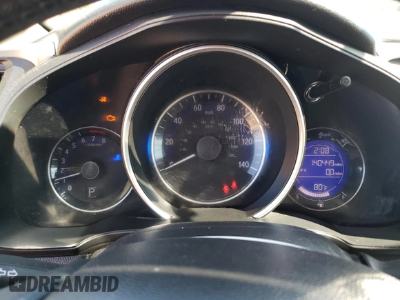 2015 Honda Fit EX-L with VIN 3HGGK5H84FM778647, listed as a Copart auction lot 48582815 with 140,449 mi miles and Salvage Title. Bid and sale history available at carsss.com. Image 9.