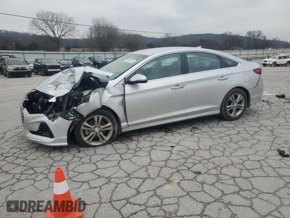 2018 Hyundai Sonata SEL with VIN 5NPE34AFXJH632824, listed as a Copart auction lot 45032625 with Not Provided miles and Salvage Title. Bid and sale history available at DreamBid. Image 1.