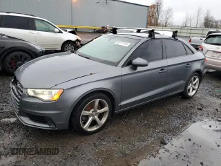 2015 Audi A3 Premium with VIN WAUACGFF7F1091686, listed as a Copart auction lot 86177144 with 117,135 mi miles and Salvage title. Bid and sale history available at DreamBid. Image 1.