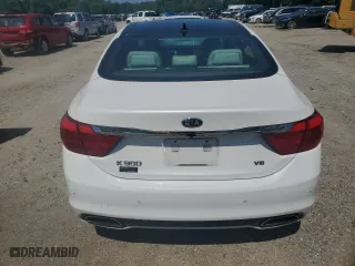 2015 Kia K900 Luxury with VIN KNALW4D48F6019608, listed as a Copart auction lot 61277354 with 94,038 mi miles and Salvage Title. Bid and sale history available at carsss.com. Image 6.