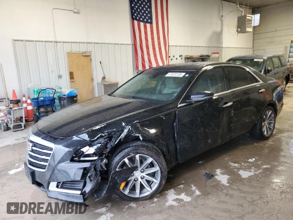 2016 Cadillac CTS Luxury Collection AWD with VIN 1G6AX5SX9G0111134, listed as a Copart auction lot 47620735 with 103,824 mi miles and Salvage Title. Bid and sale history available at DreamBid. Image 1.