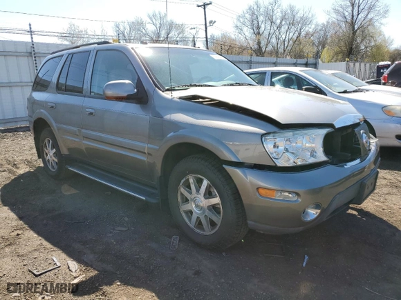 2005 Buick Rainier CXL with VIN 5GADT13S652369924, listed as a Copart auction lot 53656435 with 97,816 mi miles and Salvage Title. Bid and sale history available at carsss.com. Image 4.