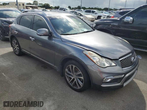 2017 Infiniti QX50 with VIN JN1BJ0RP5HM382183, listed as a Copart auction lot 74516724 with 0 mi miles and Salvage Title. Bid and sale history available at carsss.com. Image 4.