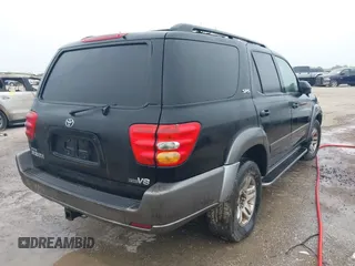 2003 Toyota Sequoia SR5 with VIN 5TDZT34A63S153440, listed as a IAAI auction lot 41928838 with 263,995 mi miles. Bid and sale history available at carsss.com. Image 4.