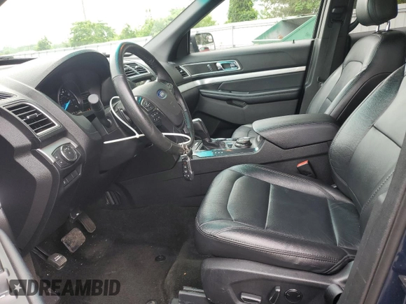 2017 Ford Explorer XLT with VIN 1FM5K8D85HGA83468, listed as a Copart auction lot 57416305 with 63,063 mi miles and Salvage title. Bid and sale history available at DreamBid. Image 7.