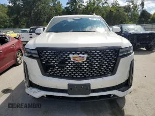 2021 Cadillac Escalade z VIN 1GYS3KKL5MR228333, wystawiony jako Copart lot #71914694 z przebiegiem Nie podano mil oraz Szkoda całkowita • Salvage title. Historia ofert i sprzedaży dostępna na DreamBid. Obrazek 5.