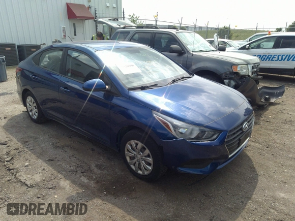2018 Hyundai Accent SE with VIN 3KPC24A33JE025619, listed as a IAAI auction lot 36820288 with 58,358 mi miles and . Bid and sale history available at carsss.com. Image 1.
