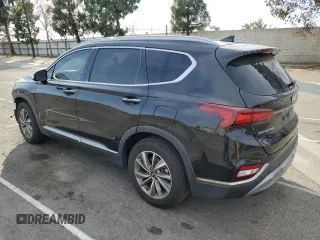 2019 Hyundai Santa Fe Limited with VIN 5NMS53AD7KH011996, listed as a Copart auction lot 85610324 with 66,729 mi miles and Salvage Title. Bid and sale history available at carsss.com. Image 2.
