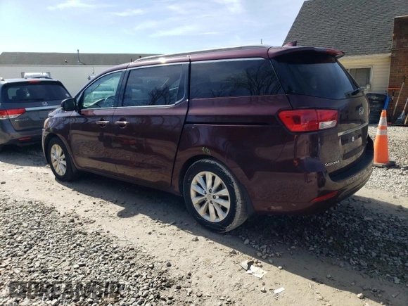 2015 Kia Sedona EX with VIN KNDMC5C16F6026229, listed as a Copart auction lot 50237325 with 224,183 mi miles and Salvage Title. Bid and sale history available at DreamBid. Image 2.