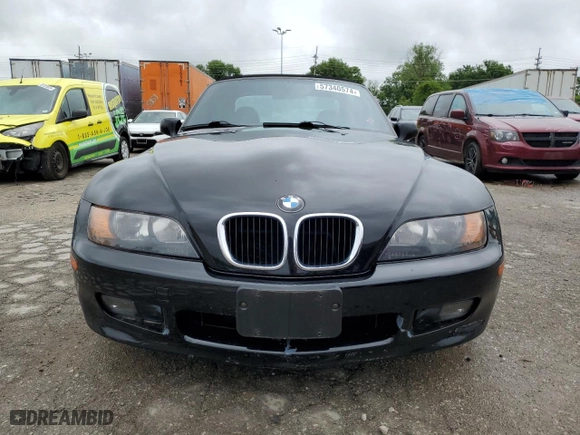 1996 BMW 3-Series Z3 with VIN 4USCH7321TLB66278, listed as a Copart auction lot 57340574 with NaN miles and Salvage Title. Bid and sale history available at carsss.com. Image 5.