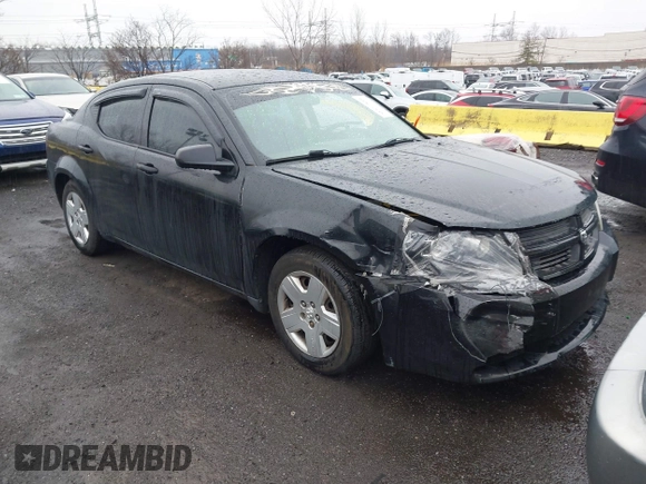 2010 Dodge Avenger SXT with VIN 1B3CC4FB5AN112058, listed as a IAAI auction lot 41857849 with 109,571 mi miles. Bid and sale history available at carsss.com. Image 1.