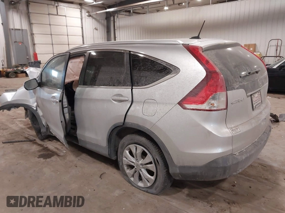 2012 Honda CR-V EX-L with VIN 2HKRM3H70CH513223, listed as a IAAI auction lot 41389365 with 94,516 mi miles. Bid and sale history available at carsss.com. Image 3.