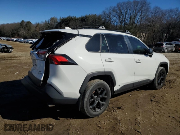 2023 Toyota RAV4 Hybrid LE with VIN JTMLWRFVXPD196941, listed as a Copart auction lot 48663485 with 23,759 mi miles and Salvage Title. Bid and sale history available at carsss.com. Image 3.