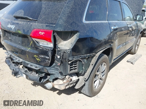 2014 Jeep Grand Cherokee Limited with VIN 1C4RJEBM4EC353610, listed as a IAAI auction lot 41830079 with 168,160 mi miles. Bid and sale history available at carsss.com. Image 18.