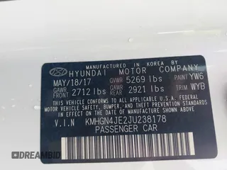 2018 Genesis G80 3.8L z VIN KMHGN4JE2JU238178, wystawiony jako IAAI lot #42063099 z przebiegiem 78 569 mil mil oraz . Historia ofert i sprzedaży dostępna na DreamBid. Obrazek 9.