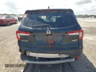 2021 Honda Pilot EX-L with VIN 5FNYF6H51MB004537, listed as a Copart auction lot 51139835 with Not Provided miles and Salvage Title. Bid and sale history available at DreamBid. Image 6.