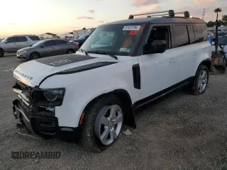 2024 Land Rover Defender X-Dynamic SE with VIN SALE27EU7R2290655, listed as a Copart auction lot 87423784 with 24,821 mi miles and Salvage title. Bid and sale history available at DreamBid. Image 1.