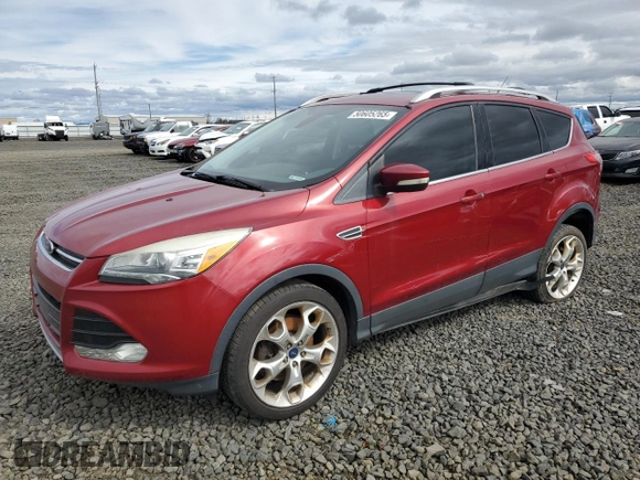 2013 Ford Escape Titanium with VIN 1FMCU0J9XDUD70249, listed as a Copart auction lot 50605265 with 125,309 mi miles and Salvage Title. Bid and sale history available at carsss.com. Image 1.