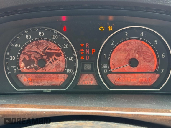 2003 BMW 7 Series 745Li with VIN WBAGN63463DR15012, listed as a Copart auction lot 47898105 with 142,370 mi miles and Clean Title. Bid and sale history available at DreamBid. Image 8.