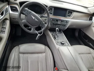 2017 Genesis G80 3.8L with VIN KMHGN4JEXHU167192, listed as a Copart auction lot 64450104 with 95,268 mi miles and Salvage Title. Bid and sale history available at carsss.com. Image 8.