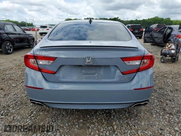 2021 Honda Accord Sport with VIN 1HGCV2F30MA029866, listed as a Copart auction lot 58736855 with 28,216 mi miles and Salvage title. Bid and sale history available at DreamBid. Image 6.