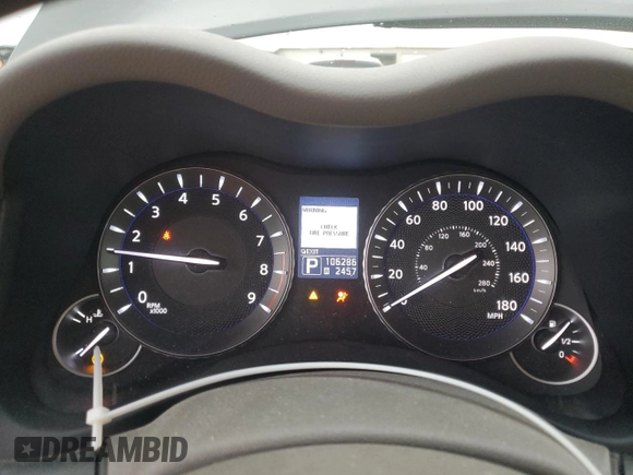 2011 Infiniti M37 with VIN JN1BY1AR9BM375839, listed as a Copart auction lot 86000874 with 106,286 mi miles and Clean Title. Bid and sale history available at carsss.com. Image 9.