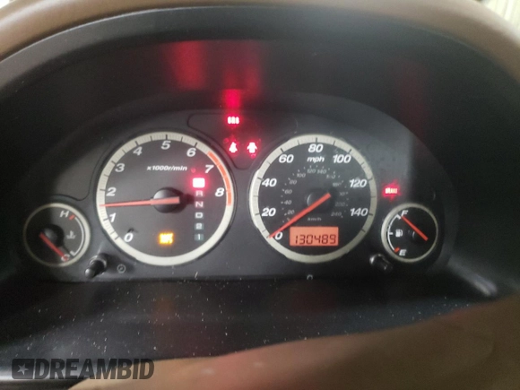2003 Honda CR-V LX with VIN JHLRD68593C016069, listed as a Copart auction lot 51509435 with 130,489 mi miles and Salvage Title. Bid and sale history available at DreamBid. Image 9.