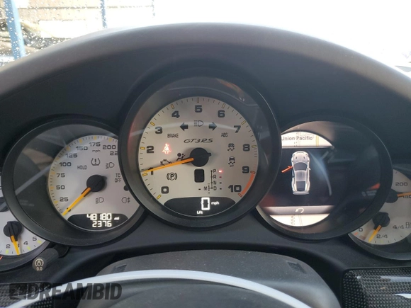 2019 Porsche 911 GT3 RS with VIN WP0AF2A92KS164501, listed as a Copart auction lot 66702654 with 48,180 mi miles and Salvage Title. Bid and sale history available at DreamBid. Image 9.