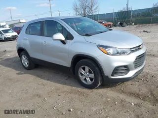 2018 Chevrolet Trax LS with VIN KL7CJNSB4JB723374, listed as a IAAI auction lot 41670962 with 106,826 mi miles. Bid and sale history available at carsss.com. Image 1.