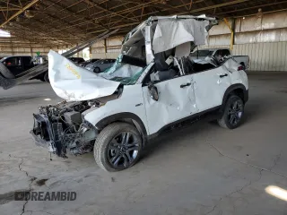2021 Kia Seltos S with VIN KNDEUCAA9M7156117, listed as a Copart auction lot 58641495 with Not provided miles and Salvage title. Bid and sale history available at DreamBid. Image 1.