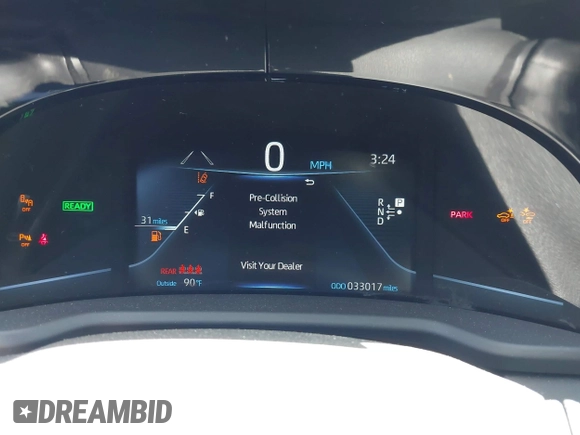2021 Toyota Mirai XLE with VIN JTDAAAAAXMA002000, listed as a IAAI auction lot 42207752 with 33,017 mi miles and . Bid and sale history available at DreamBid. Image 7.