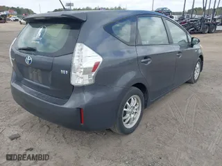 2013 Toyota Prius v Two with VIN JTDZN3EU1D3239521, listed as a IAAI auction lot 41928295 with 245,795 mi miles. Bid and sale history available at carsss.com. Image 4.