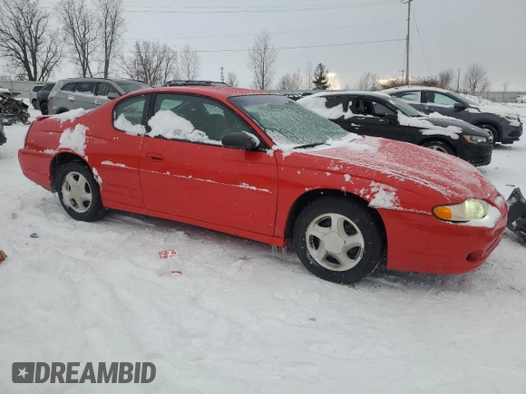 2000 Chevrolet Monte Carlo SS z VIN 2G1WX12K4Y9160449, wystawiony jako Copart lot #44903335 z przebiegiem 154 860 mil mil oraz Czysty tytuł • Clean title. Historia ofert i sprzedaży dostępna na DreamBid. Obrazek 4.
