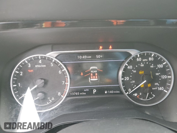 2024 Nissan Pathfinder Rock Creek z VIN 5N1DR3BD9RC224898, wystawiony jako Copart lot #50728265 z przebiegiem 13 765 mil mil oraz Szkoda całkowita • Salvage title. Historia ofert i sprzedaży dostępna na DreamBid. Obrazek 9.