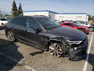 2021 Audi e-tron Premium Plus with VIN WA1LAAGE4MB027773, listed as a Copart auction lot 50399543 with 22,734 mi miles. Bid and sale history available at carsss.com. Image 4.