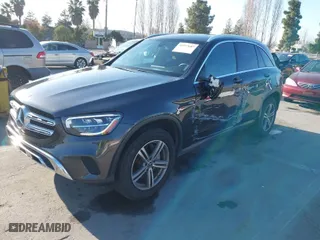 2020 Mercedes-Benz GLC with VIN WDC0G8EB8LF750388, listed as a IAAI auction lot 41377687 with 44,517 mi miles. Bid and sale history available at carsss.com. Image 2.