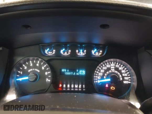 2013 Ford F-150 XL with VIN 1FTFX1EFXDFC65519, listed as a IAAI auction lot 41825180 with 130,817 mi miles. Bid and sale history available at carsss.com. Image 7.