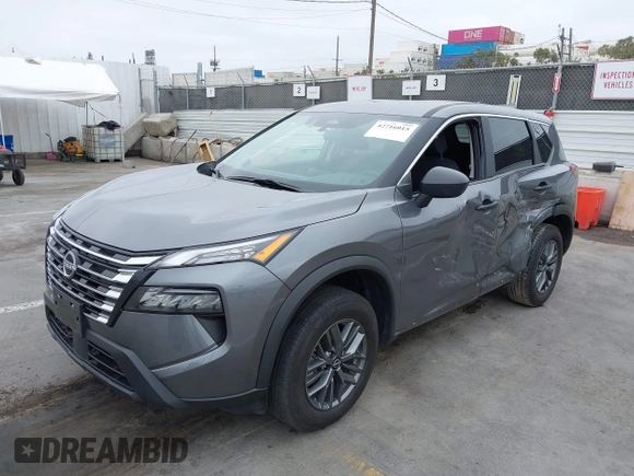 2024 Nissan Rogue S with VIN 5N1BT3AAXRC697600, listed as a IAAI auction lot 42716015 with 28,370 mi miles and . Bid and sale history available at DreamBid. Image 17.