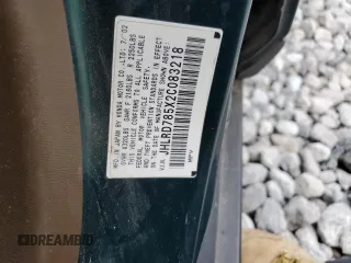 2002 Honda CR-V LX z VIN JHLRD785X2C083218, wystawiony jako Copart lot #73082804 z przebiegiem Nie podano mil oraz Szkoda całkowita • Salvage title. Historia ofert i sprzedaży dostępna na DreamBid. Obrazek 13.