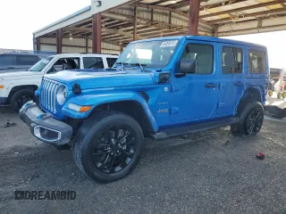 2023 Jeep Wrangler Sahara with VIN 1C4JJXP61PW663525, listed as a Copart auction lot 64099315 with 25,594 mi miles and Non repairable. Bid and sale history available at DreamBid. Image 1.