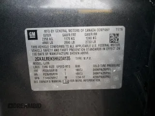 2017 GMC Terrain Denali z VIN 2GKALREK5H6234135, wystawiony jako Copart lot #86541284 z przebiegiem 98 919 mil mil oraz Szkoda całkowita • Salvage title. Historia ofert i sprzedaży dostępna na DreamBid. Obrazek 13.