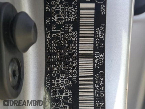 2014 Toyota Prius Two with VIN JTDZN3EU9E3302835, listed as a Copart auction lot 52028935 with 531,449 mi miles and Salvage Title. Bid and sale history available at DreamBid. Image 14.