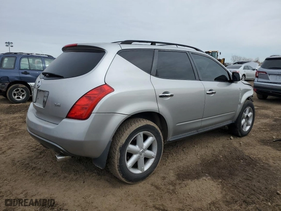 2005 Nissan Murano SL with VIN JN8AZ08T25W300642, listed as a Copart auction lot 44338145 with 169,912 mi miles and Salvage Title. Bid and sale history available at carsss.com. Image 3.