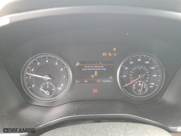2022 Hyundai Santa Fe SEL with VIN 5NMS24AJ4NH378170, listed as a Copart auction lot 43374995 with 156,444 mi miles and Salvage Title. Bid and sale history available at carsss.com. Image 9.