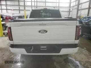 2024 Ford F-150 with VIN 1FTFW7LD8RFA16151, listed as a Copart auction lot 45981835 with 41,829 mi miles and Salvage title. Bid and sale history available at DreamBid. Image 6.