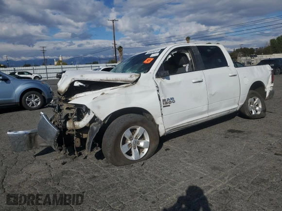 2021 Ram 1500 Classic SLT with VIN 1C6RR6LG5MS533682, listed as a Copart auction lot 42604015 with 53,373 mi miles and Salvage Title. Bid and sale history available at carsss.com. Image 1.