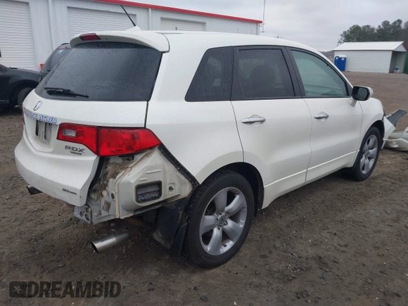 2008 Acura RDX with VIN 5J8TB18268A020862, listed as a IAAI auction lot 41413265 with 165,280 mi miles. Bid and sale history available at carsss.com. Image 4.